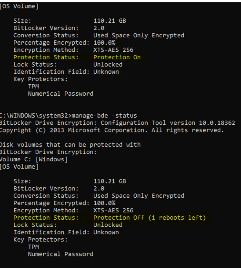 Disable Bitlocker 2