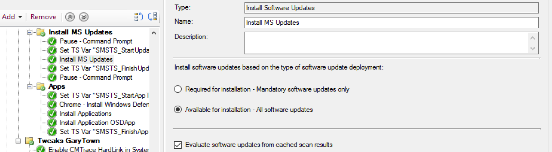 Install Software Update 8