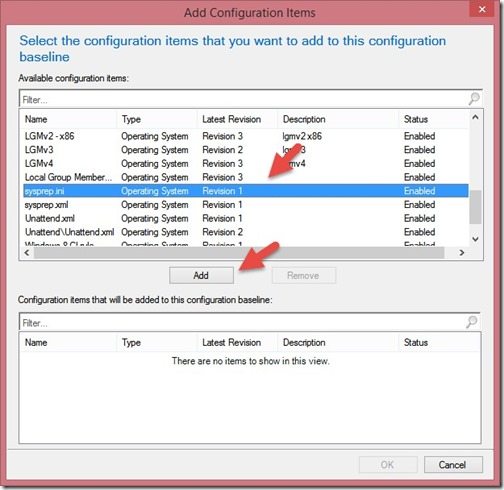 Configuration Baseline - Step 3 ConfigMgr Environment Baseline - Step 3
