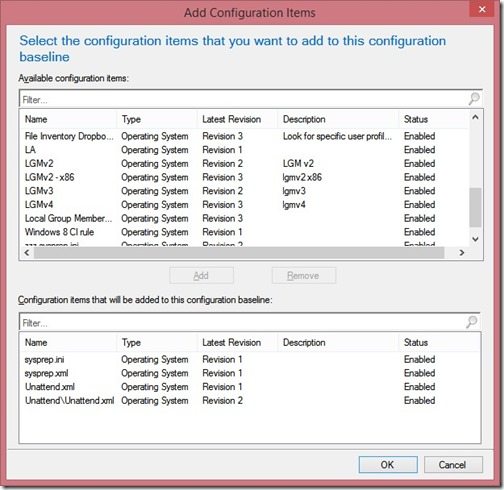 Configuration Baseline - Step 4 ConfigMgr Environment Baseline - Step 4