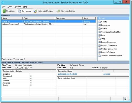 Perform a Full Sync of AD to Azure AD - Step 5 Perform a Full Sync of AD to Azure AD - Step 5