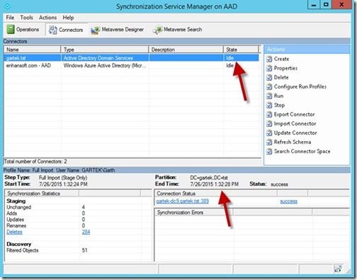 Perform a Full Sync of AD to Azure AD - Step 6 Perform a Full Sync of AD to Azure AD - Step 6