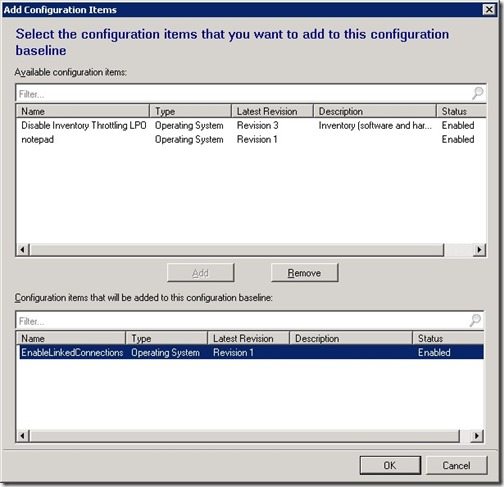 Configuration Baseline Remediation-Baseline-Step4 Configuration Create the Baseline Remediation-Baseline-Step4
