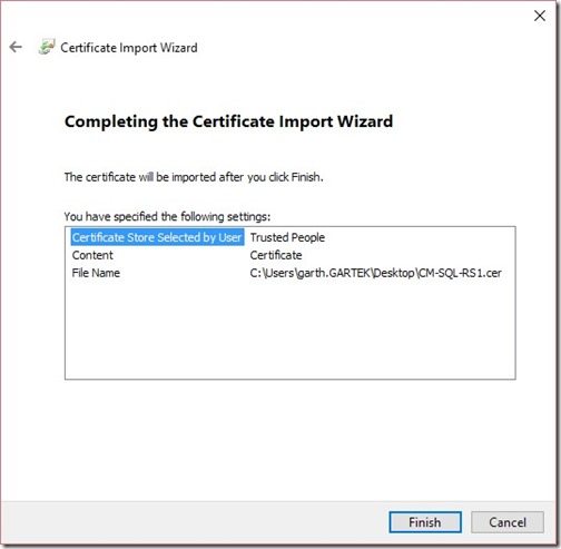 Collection Evaluation Viewer and Certificate Chain-Step 22