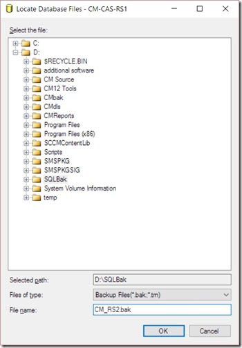 How to Backup Your ConfigMgr Database Using SQL Server-Step 3 How to Backup Your ConfigMgr Database Using SQL Server-Step 3