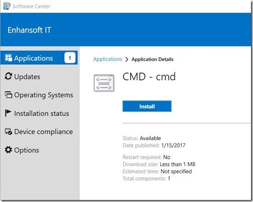 Configuration Manager Deployment Test 1-Install Configuration Manager Deployment Test 1-Install
