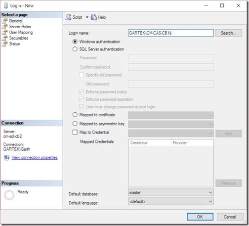 How to Create a SQL Server Computer Account Login-Login Name Login Name