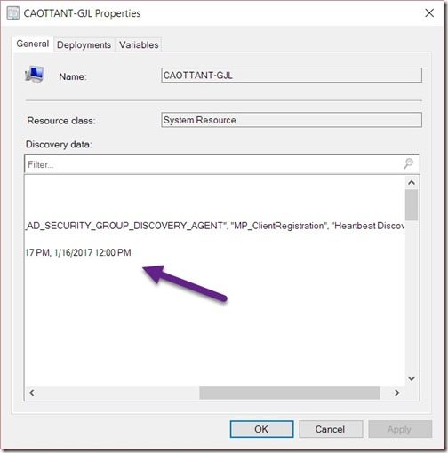 ConfigMgr Inventory Cycle Test Procedures-Result 2