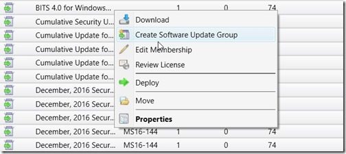 How to Determine What Software Updates Are Required within ConfigMgr-Create SUG