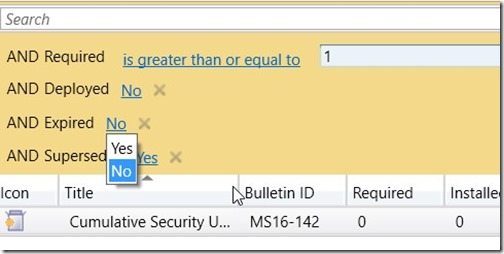 How to Determine What Software Updates Are Required within ConfigMgr-No Node