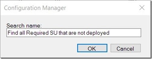 How to Determine What Software Updates Are Required within ConfigMgr-OK Button