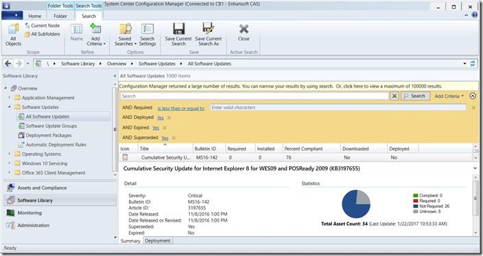 How to Determine What Software Updates Are Required within ConfigMgr-Required How to Determine What Software Updates Are Required within ConfigMgr-Required