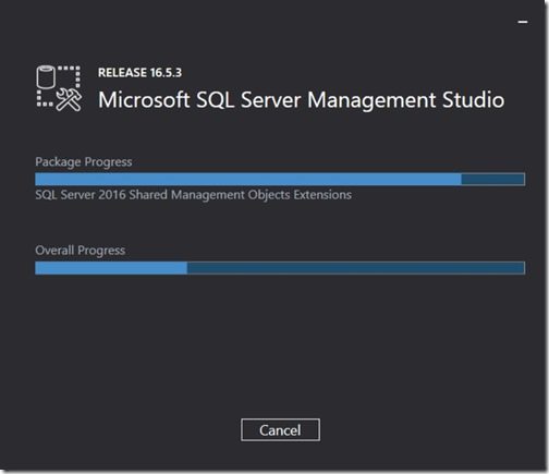 Onde está o SQL Server Management Studio-Wait
