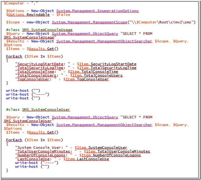 Overfrakke Ære score How to Query Asset Intelligence for Top Console User Details