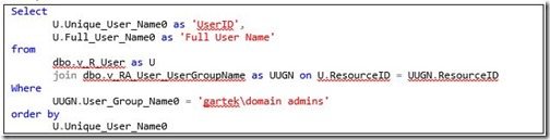 Query for Domain Administrators