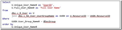 Query for Security Group Using a Variable