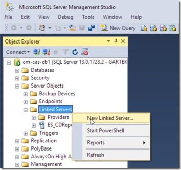 Cloud Reporting-New Linked Server Cloud Reporting-New Linked Server
