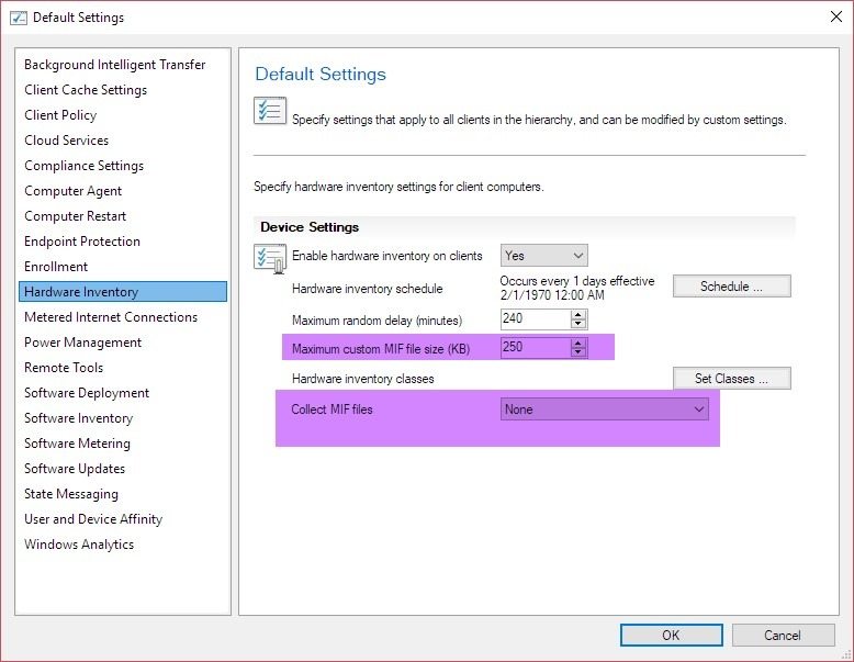 sccm custom client device settings for mac sccm custom client device settings for mac