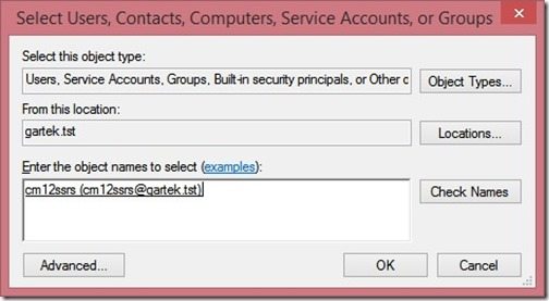Grupo de acceso de autorización de Windows: Agregar cuenta