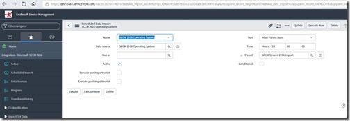 Integrate SCCM Data with ServiceNow - Scheduled Data Import