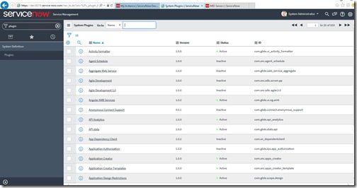 Request a ServiceNow Developer Instance - Plugins