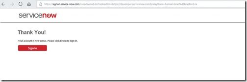 Request a ServiceNow Developer Instance - Sign In