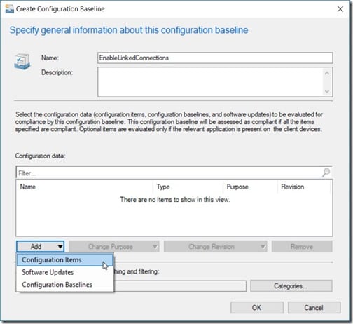 Configuration Baseline - Name