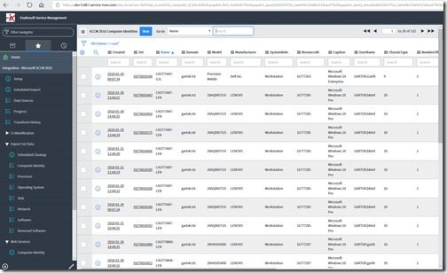 Customize SCCM Data in the ServiceNow CMDB - Set Link