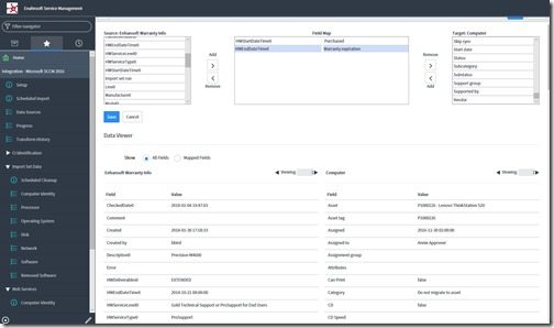 Customize SCCM Data in the ServiceNow CMDB - Tables