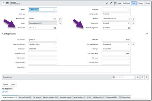 Customize SCCM Data in the ServiceNow CMDB - Updated Form