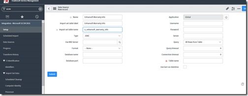 Import Custom SCCM Data - Search Button