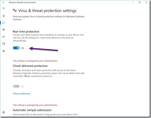 Anti-Malware Policy for Endpoint Protection - On