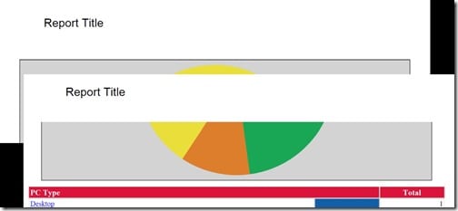 Add a Title to a SCCM Report - Problem