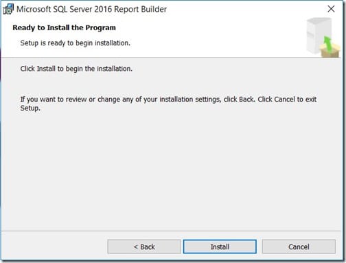 Installera Report Builder - Installera