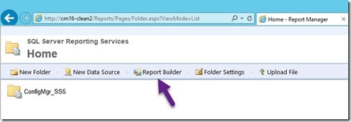 Installa Report Builder - Icona Report Builder