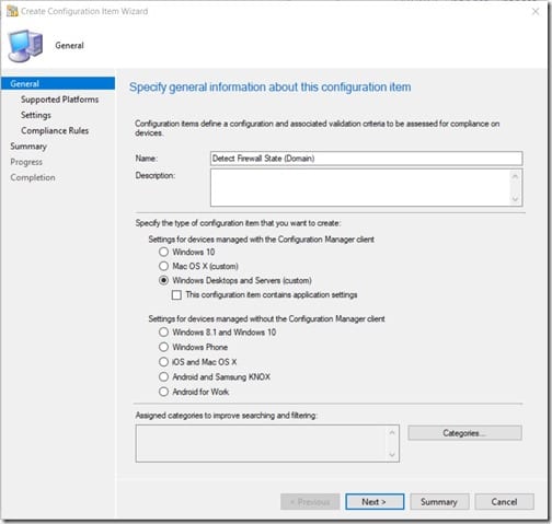 Detect If the Firewall Is Off - CI Name