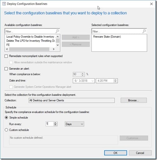 Detect If the Firewall Is Off - Deploy Configuration Baselines