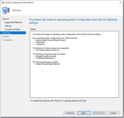 Detect If the Firewall Is Off - Summary