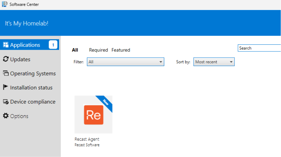 Collections and Application Deployments - Software Center