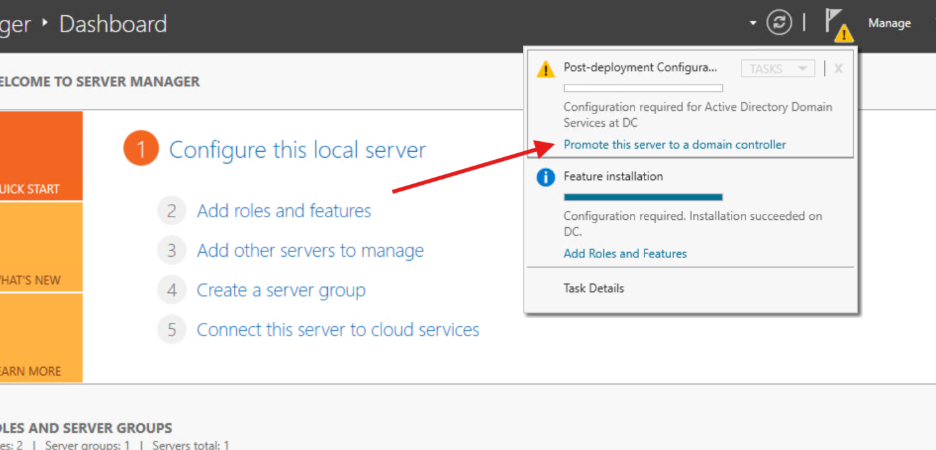 Post deployment configuration