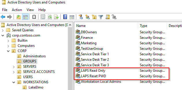 Setup a Read & Reset Group