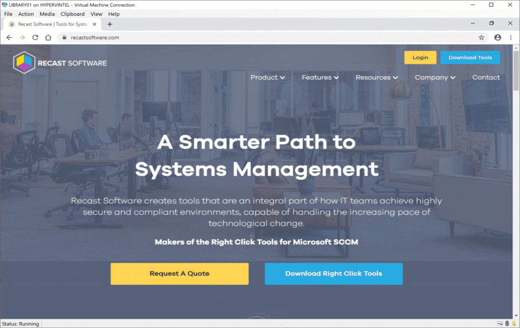 Reboot to see changes applied