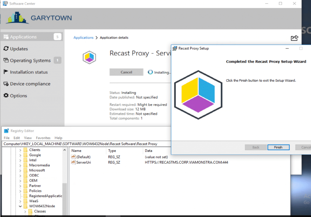 Recast Proxy Setup Complete