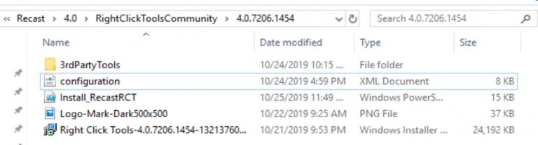 Completed Source Folder: