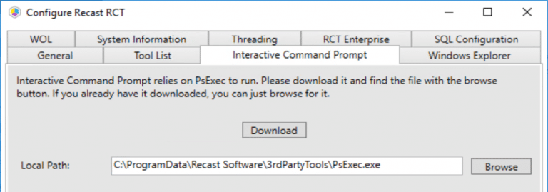 Interactive CMD Prompt Character Length - Right Click Tools- Community -  Recast Software Discourse