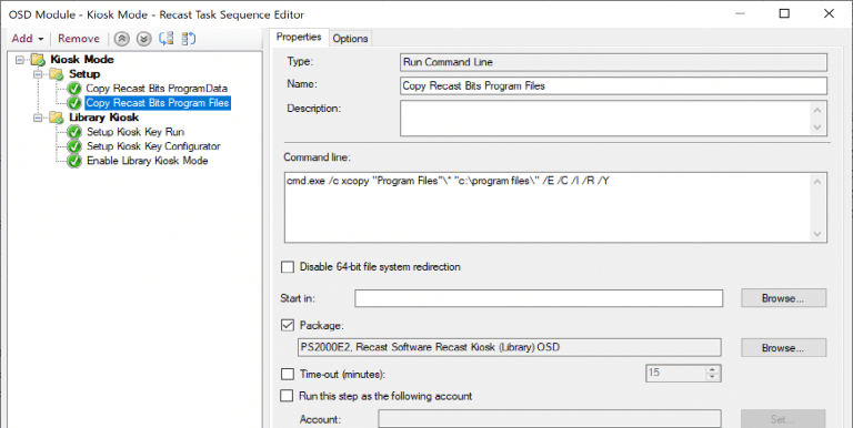 Create the Task Sequence Module