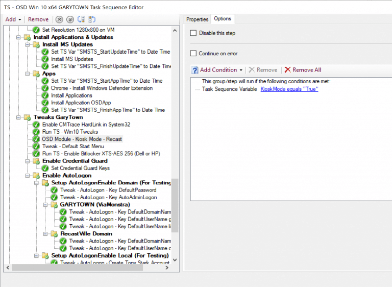 Add Module Task Sequence as a sub task