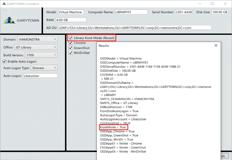 Custom OSD Frontend that sets the Variable