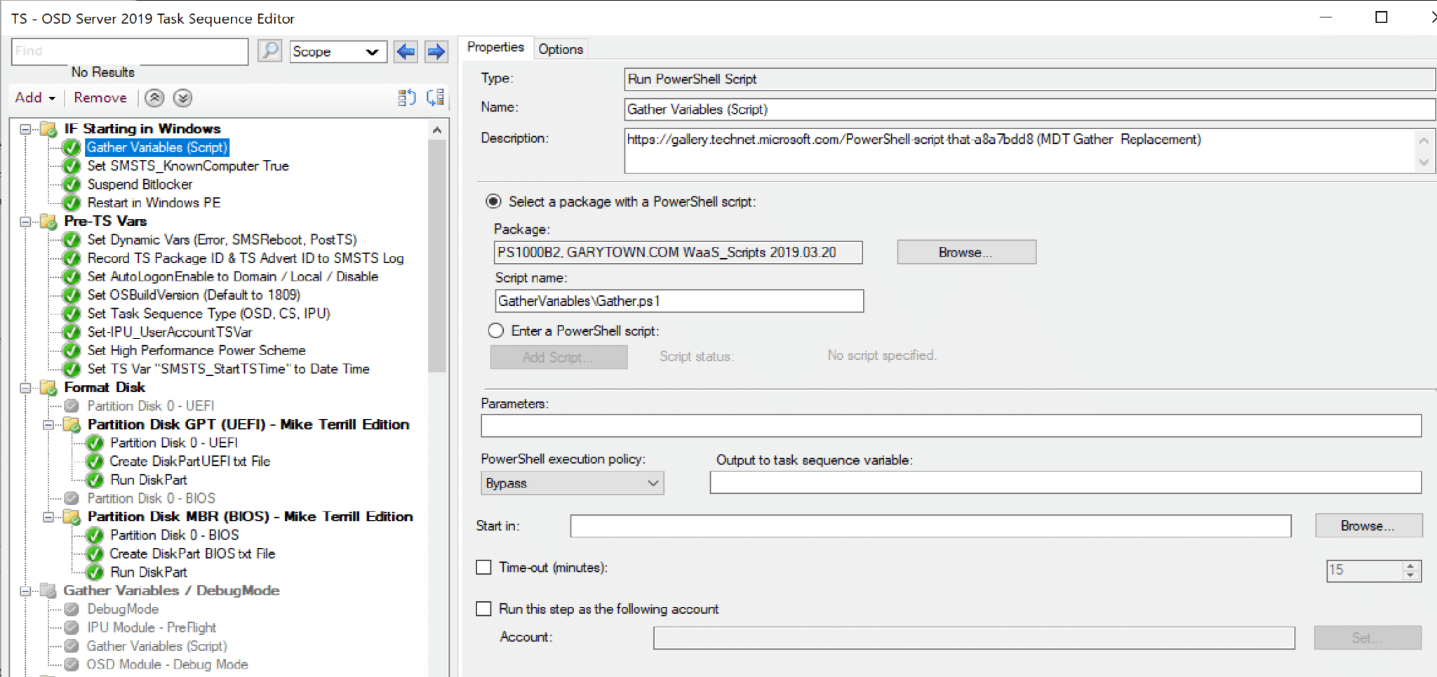 Calling a PowerShell Script File with a Reference Package