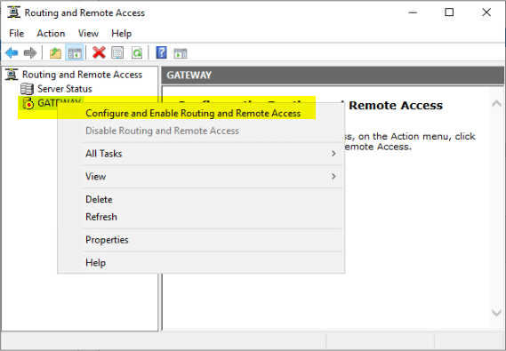 Routing and Remote access